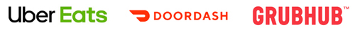 UberEats, Doordash and Grabhub - Logo