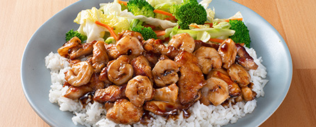 CHICKEN & SHRIMP TERIYAKI